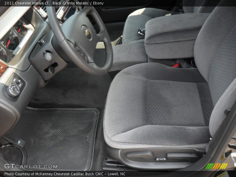 Black Granite Metallic / Ebony 2012 Chevrolet Impala LT