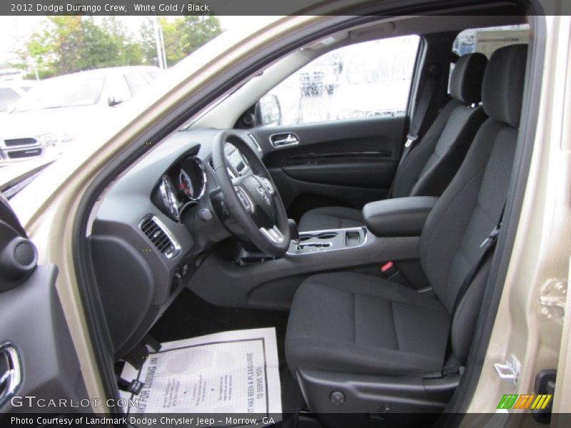  2012 Durango Crew Black Interior