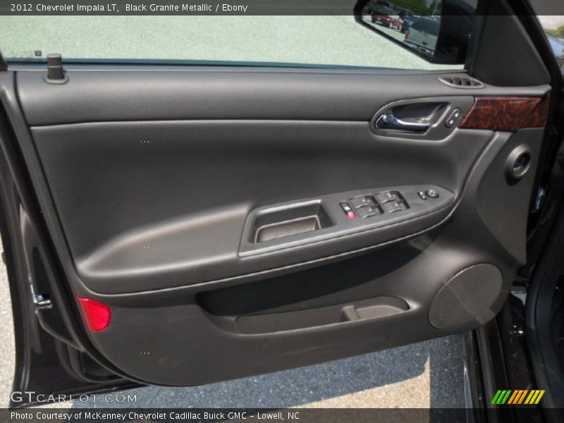 Black Granite Metallic / Ebony 2012 Chevrolet Impala LT
