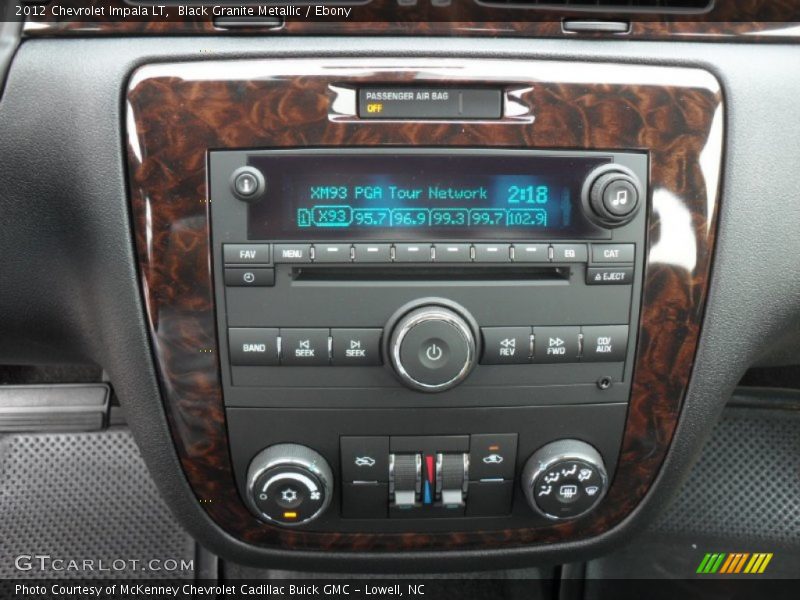 Black Granite Metallic / Ebony 2012 Chevrolet Impala LT