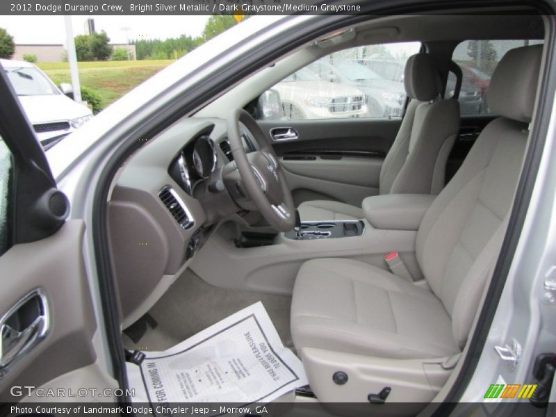  2012 Durango Crew Dark Graystone/Medium Graystone Interior