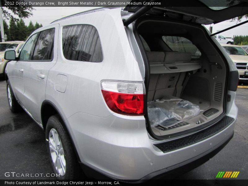 Bright Silver Metallic / Dark Graystone/Medium Graystone 2012 Dodge Durango Crew