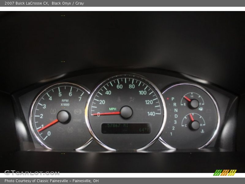 Black Onyx / Gray 2007 Buick LaCrosse CX