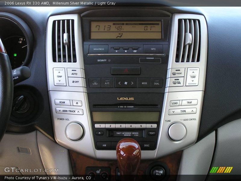 Millenium Silver Metallic / Light Gray 2006 Lexus RX 330 AWD
