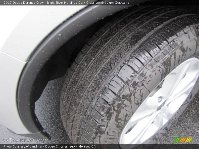 Bright Silver Metallic / Dark Graystone/Medium Graystone 2012 Dodge Durango Crew