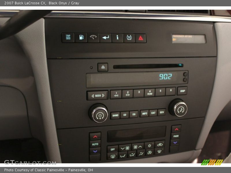 Black Onyx / Gray 2007 Buick LaCrosse CX