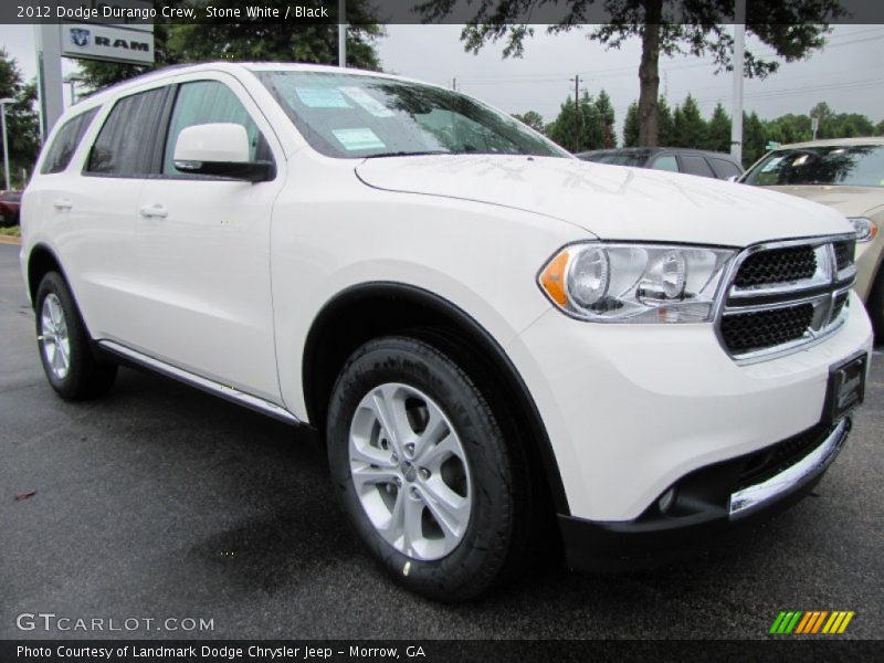 Front 3/4 View of 2012 Durango Crew