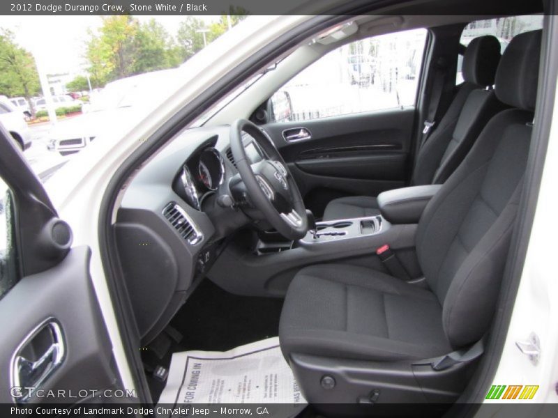  2012 Durango Crew Black Interior