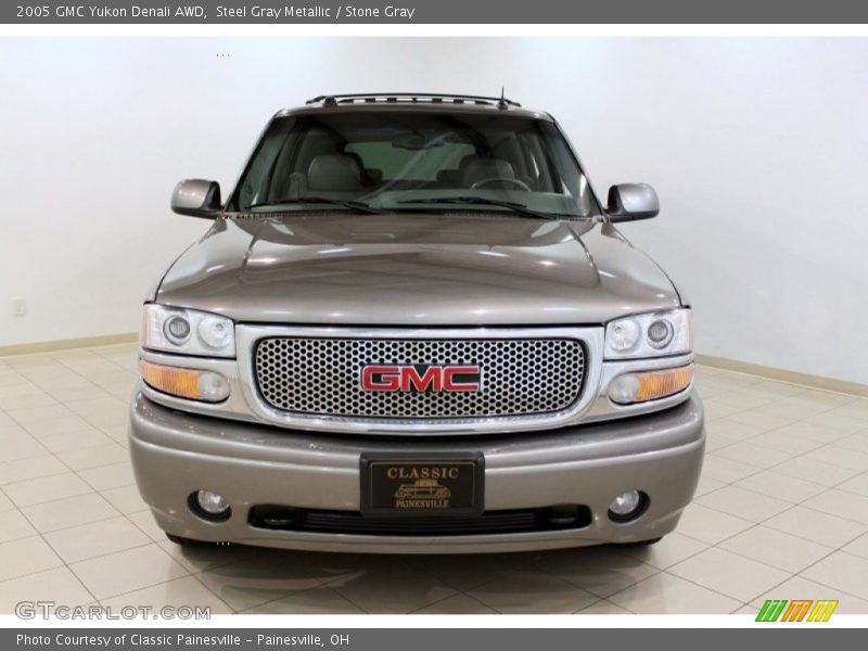 Steel Gray Metallic / Stone Gray 2005 GMC Yukon Denali AWD