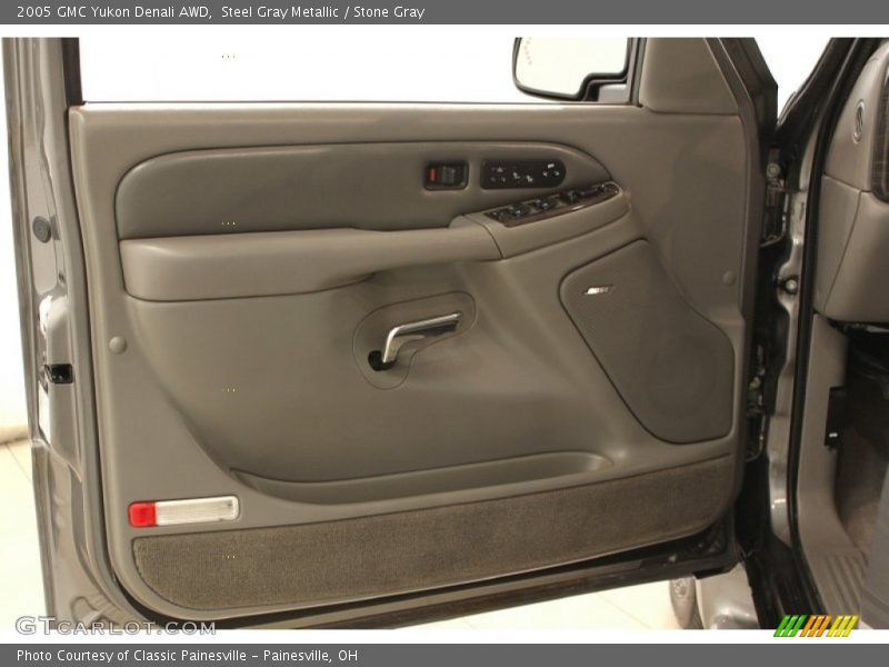Steel Gray Metallic / Stone Gray 2005 GMC Yukon Denali AWD