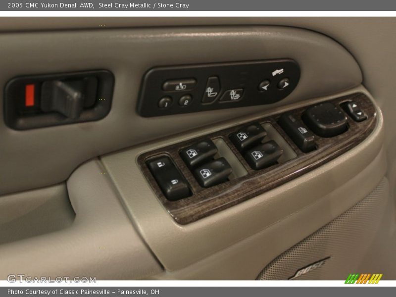 Steel Gray Metallic / Stone Gray 2005 GMC Yukon Denali AWD