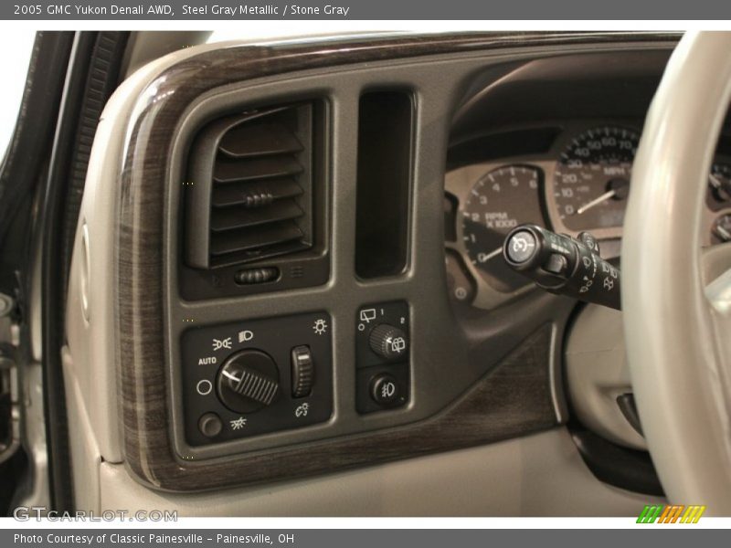 Steel Gray Metallic / Stone Gray 2005 GMC Yukon Denali AWD