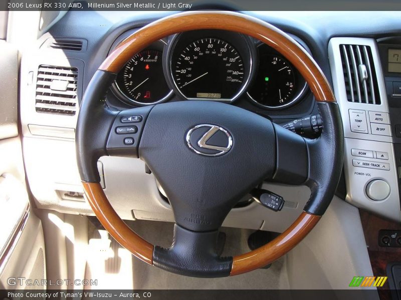 Millenium Silver Metallic / Light Gray 2006 Lexus RX 330 AWD