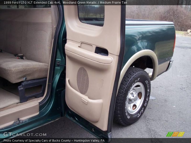 Woodland Green Metallic / Medium Prairie Tan 1999 Ford F150 XLT Extended Cab 4x4