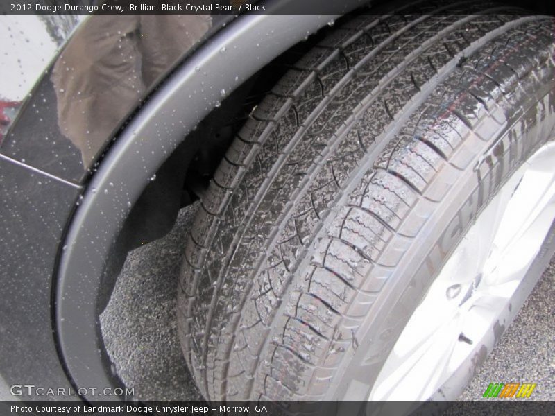 Brilliant Black Crystal Pearl / Black 2012 Dodge Durango Crew