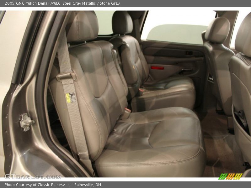 Steel Gray Metallic / Stone Gray 2005 GMC Yukon Denali AWD