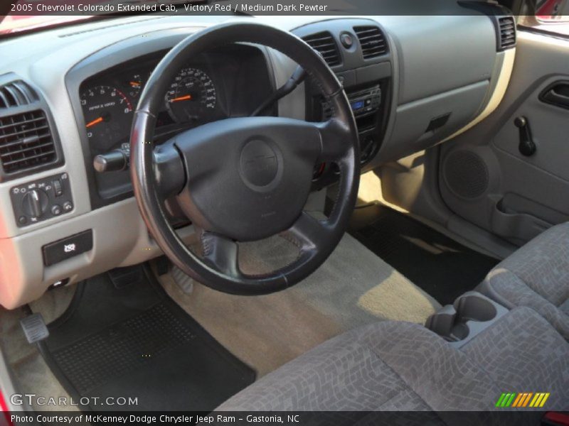 Medium Dark Pewter Interior - 2005 Colorado Extended Cab 