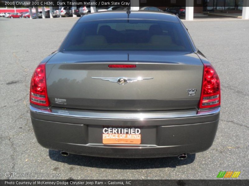 Dark Titanium Metallic / Dark Slate Gray 2008 Chrysler 300 C HEMI