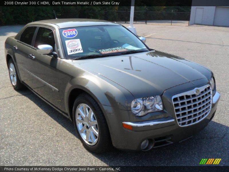 Dark Titanium Metallic / Dark Slate Gray 2008 Chrysler 300 C HEMI