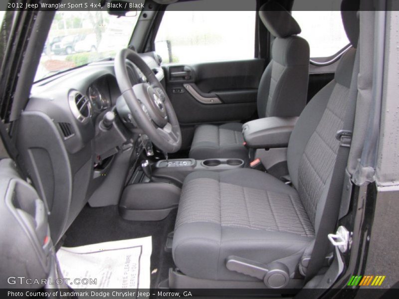  2012 Wrangler Sport S 4x4 Black Interior