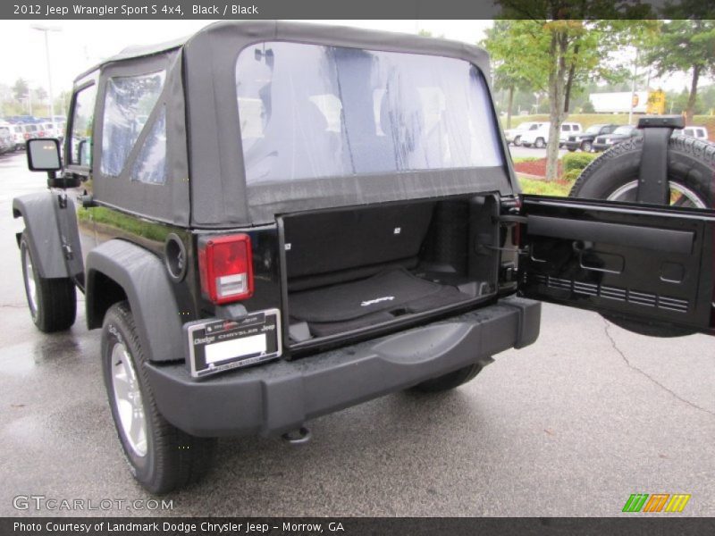 Black / Black 2012 Jeep Wrangler Sport S 4x4