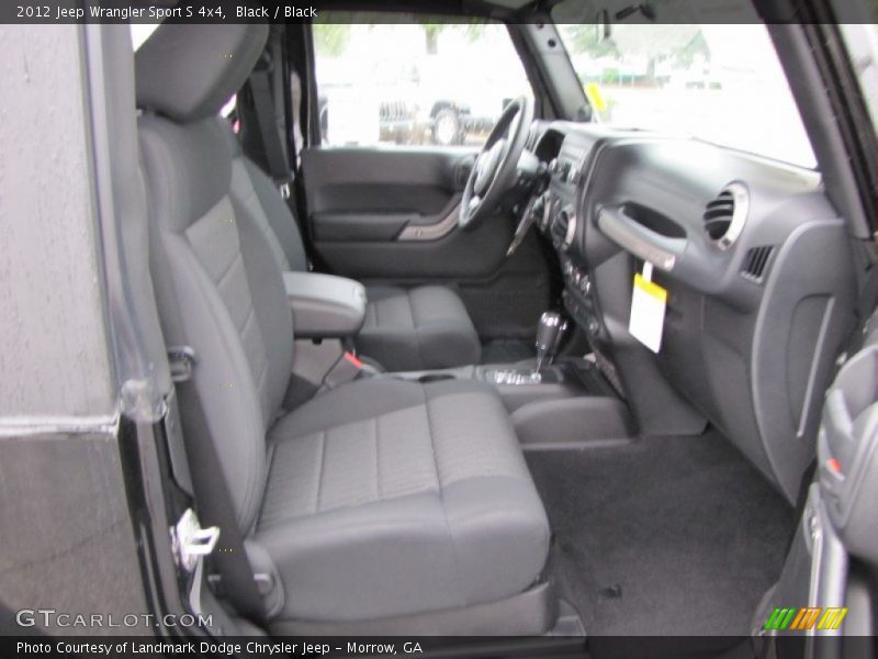 Black / Black 2012 Jeep Wrangler Sport S 4x4