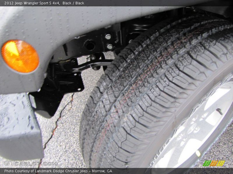 Black / Black 2012 Jeep Wrangler Sport S 4x4