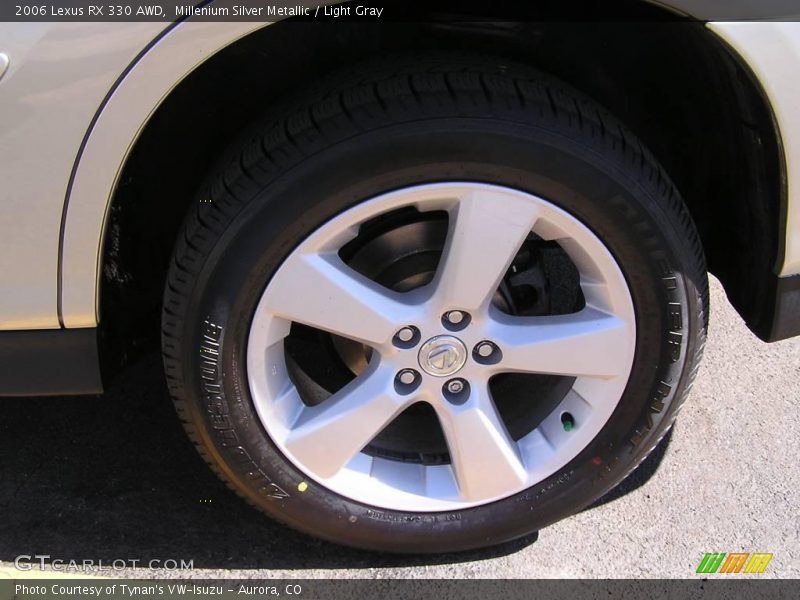 Millenium Silver Metallic / Light Gray 2006 Lexus RX 330 AWD