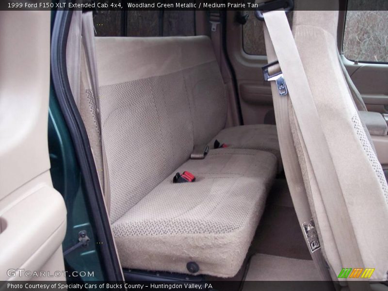 Woodland Green Metallic / Medium Prairie Tan 1999 Ford F150 XLT Extended Cab 4x4