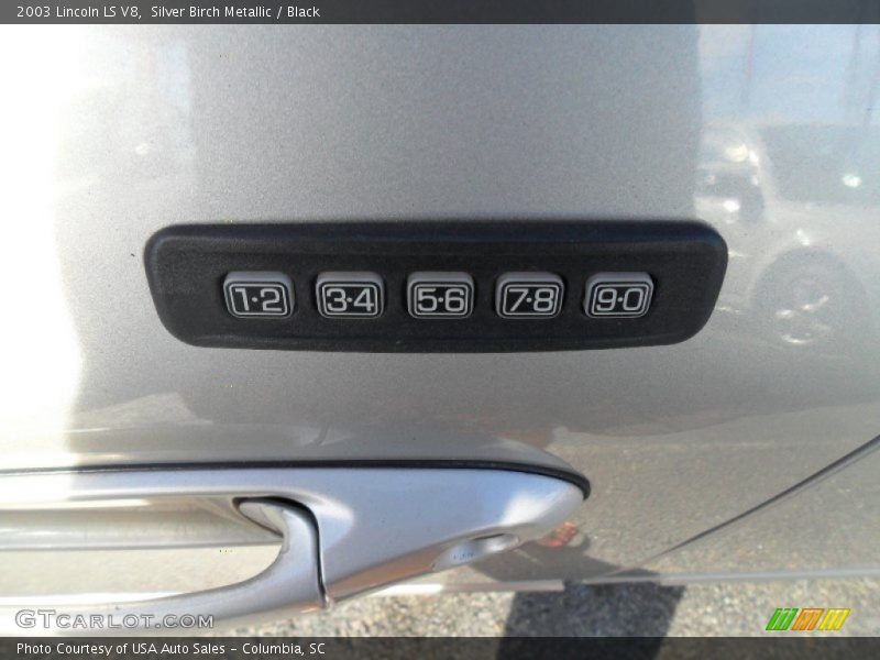Silver Birch Metallic / Black 2003 Lincoln LS V8