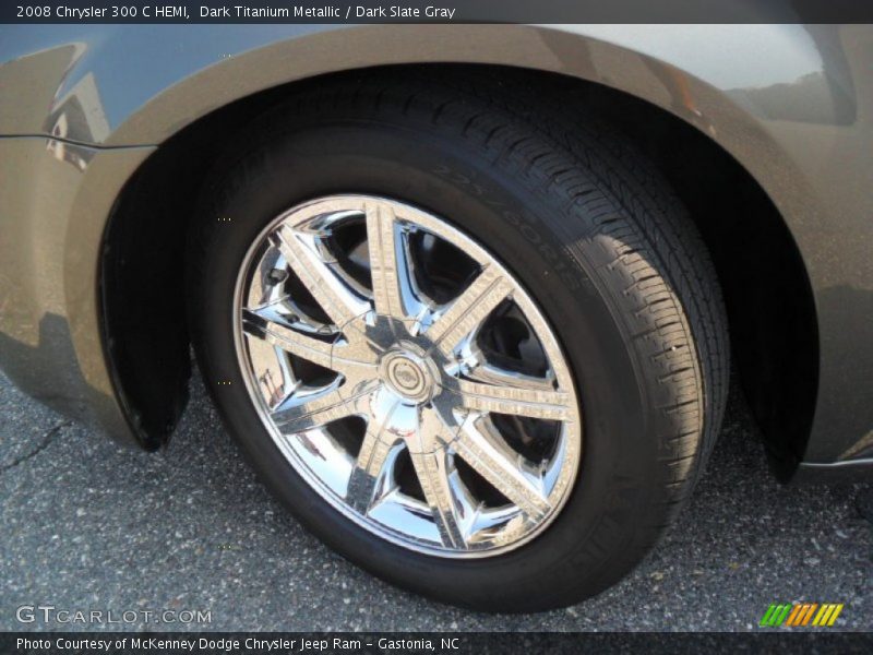 Dark Titanium Metallic / Dark Slate Gray 2008 Chrysler 300 C HEMI