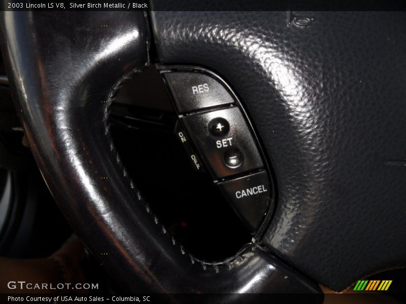 Silver Birch Metallic / Black 2003 Lincoln LS V8