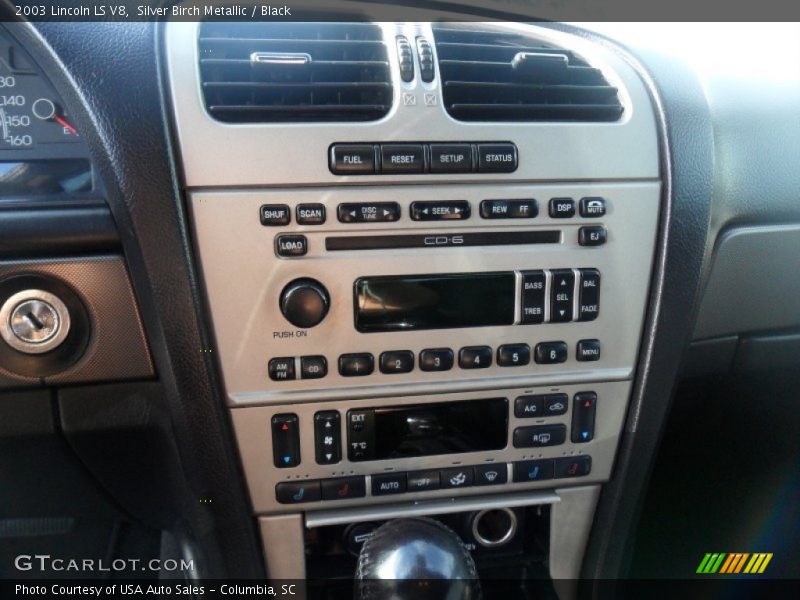 Silver Birch Metallic / Black 2003 Lincoln LS V8