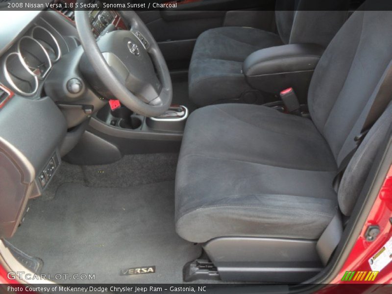Sonoma Sunset / Charcoal 2008 Nissan Versa 1.8 S Sedan