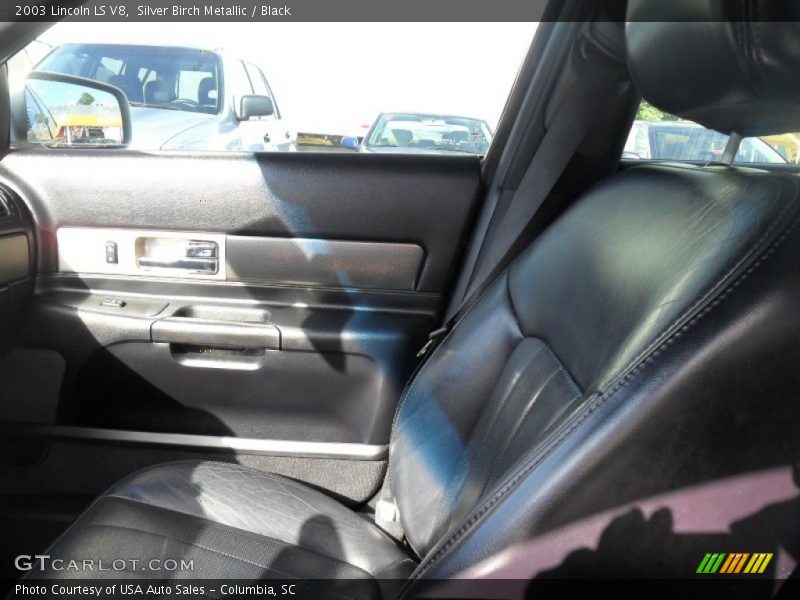 Silver Birch Metallic / Black 2003 Lincoln LS V8
