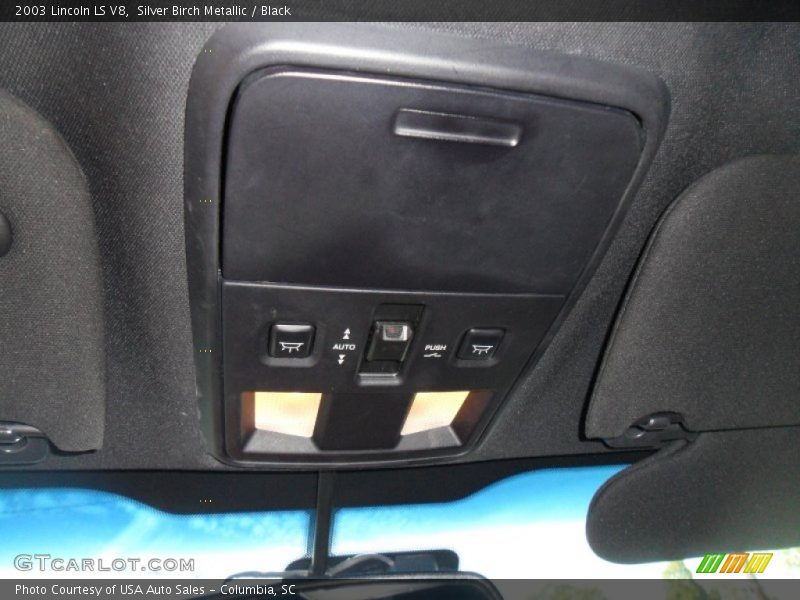 Silver Birch Metallic / Black 2003 Lincoln LS V8