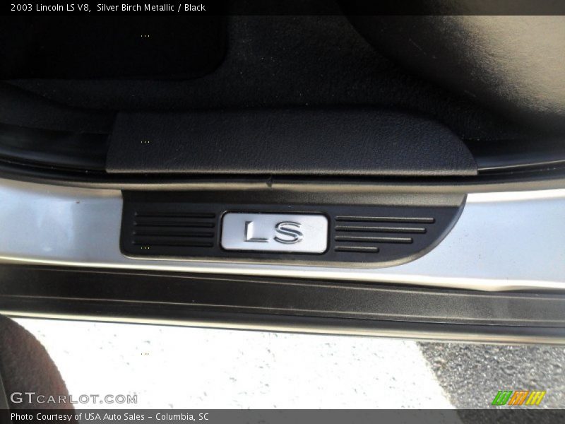 Silver Birch Metallic / Black 2003 Lincoln LS V8