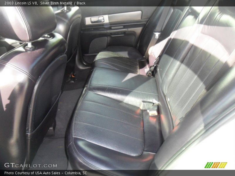 Silver Birch Metallic / Black 2003 Lincoln LS V8