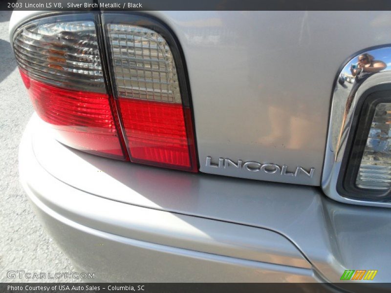 Silver Birch Metallic / Black 2003 Lincoln LS V8