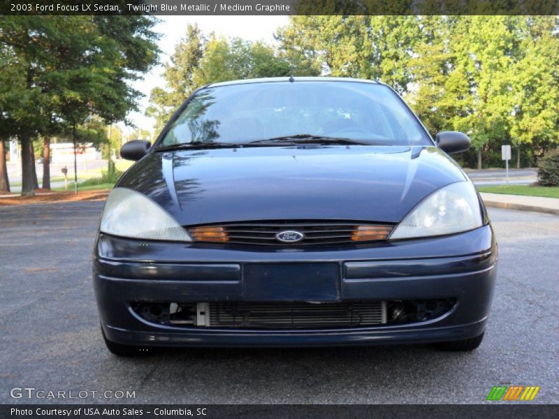 Twilight Blue Metallic / Medium Graphite 2003 Ford Focus LX Sedan