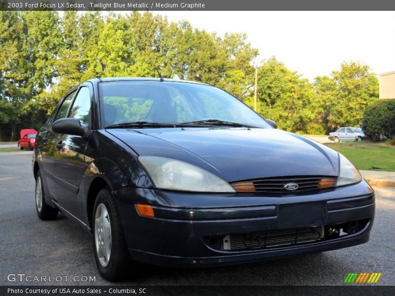 Twilight Blue Metallic / Medium Graphite 2003 Ford Focus LX Sedan