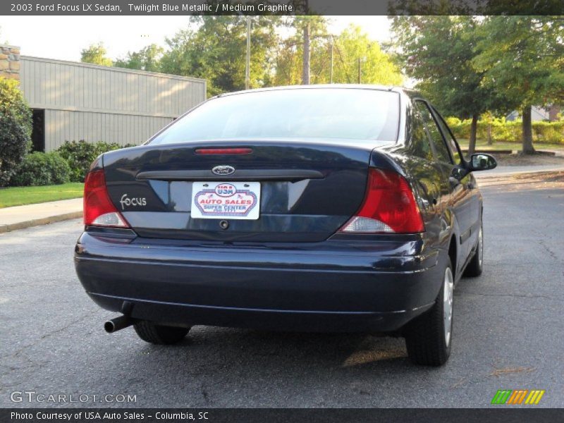 Twilight Blue Metallic / Medium Graphite 2003 Ford Focus LX Sedan