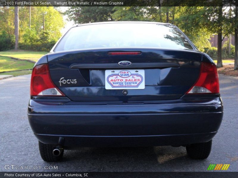 Twilight Blue Metallic / Medium Graphite 2003 Ford Focus LX Sedan