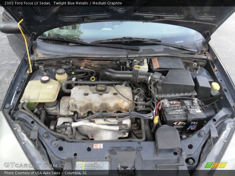 Twilight Blue Metallic / Medium Graphite 2003 Ford Focus LX Sedan