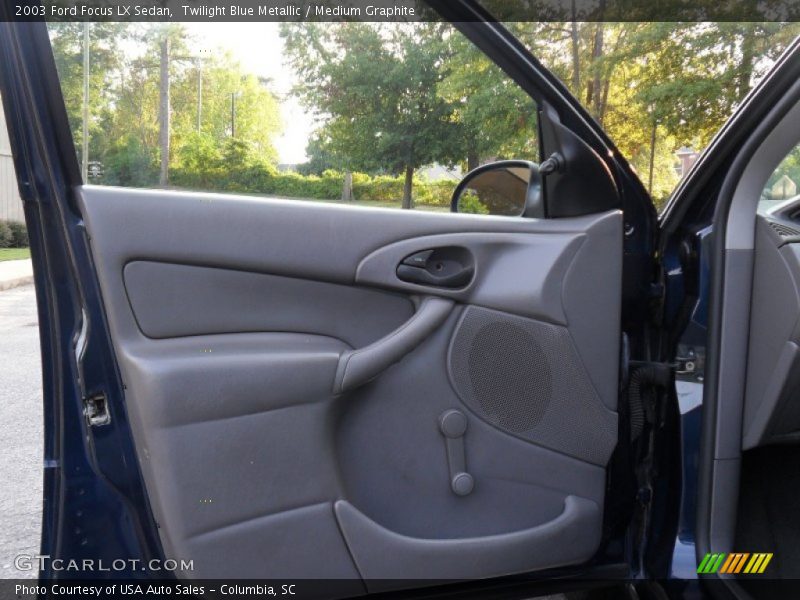 Twilight Blue Metallic / Medium Graphite 2003 Ford Focus LX Sedan