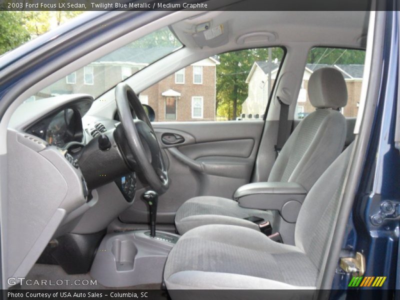 Twilight Blue Metallic / Medium Graphite 2003 Ford Focus LX Sedan