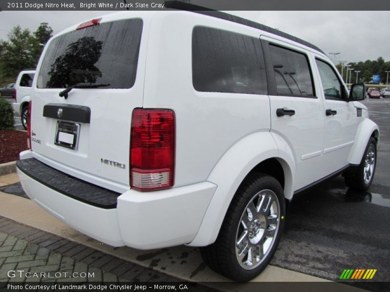 Bright White / Dark Slate Gray 2011 Dodge Nitro Heat