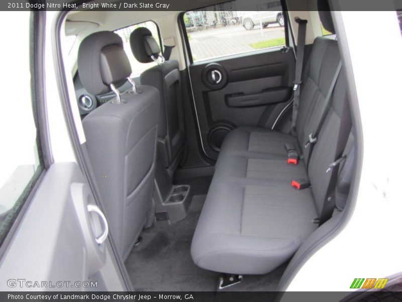 Bright White / Dark Slate Gray 2011 Dodge Nitro Heat