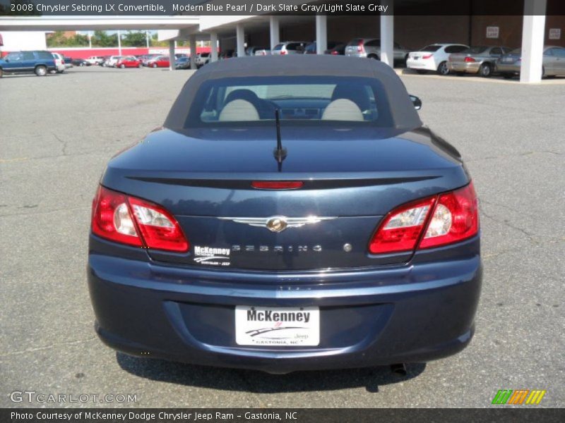 Modern Blue Pearl / Dark Slate Gray/Light Slate Gray 2008 Chrysler Sebring LX Convertible