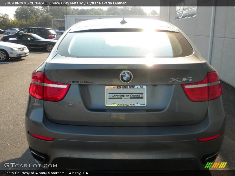 Space Grey Metallic / Oyster Nevada Leather 2009 BMW X6 xDrive50i